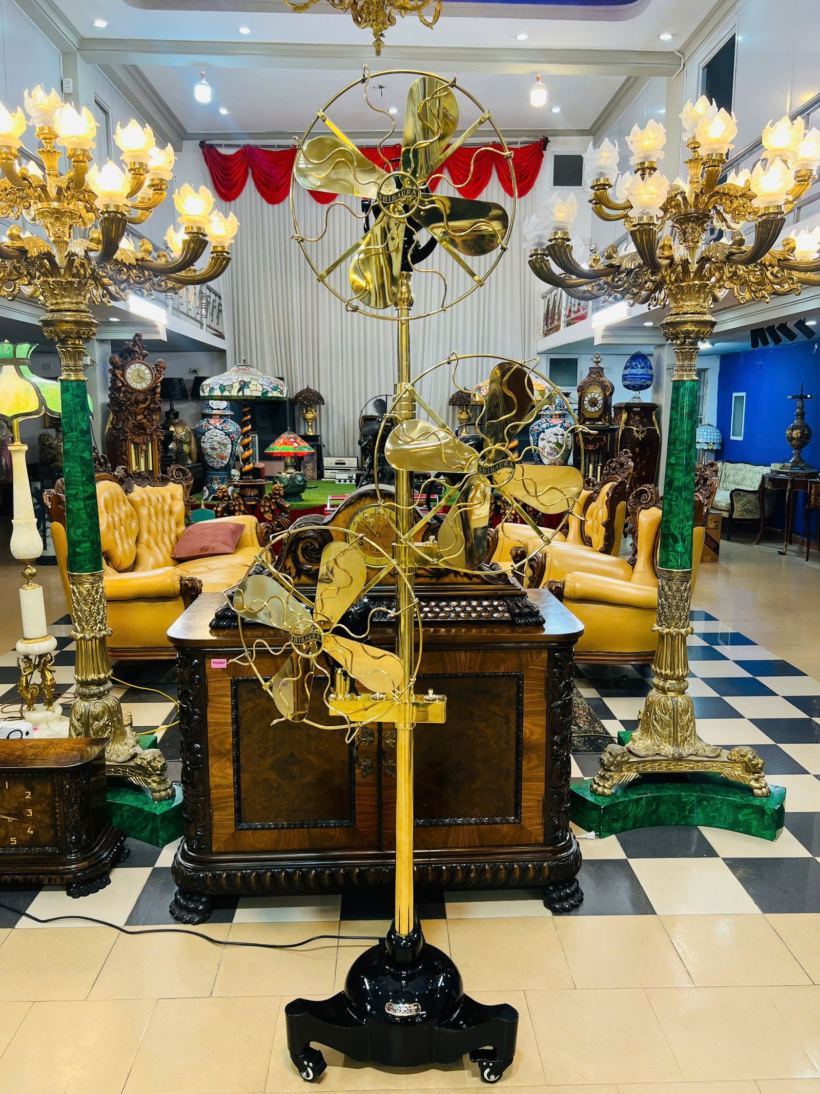 Quạt 3 đầu SHIBAURA cánh 40