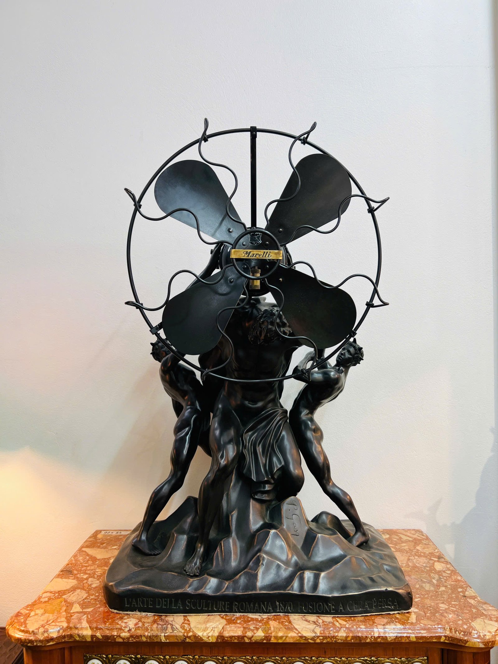 Quạt 3 tượng MARELLI canh 400 cực hiếm