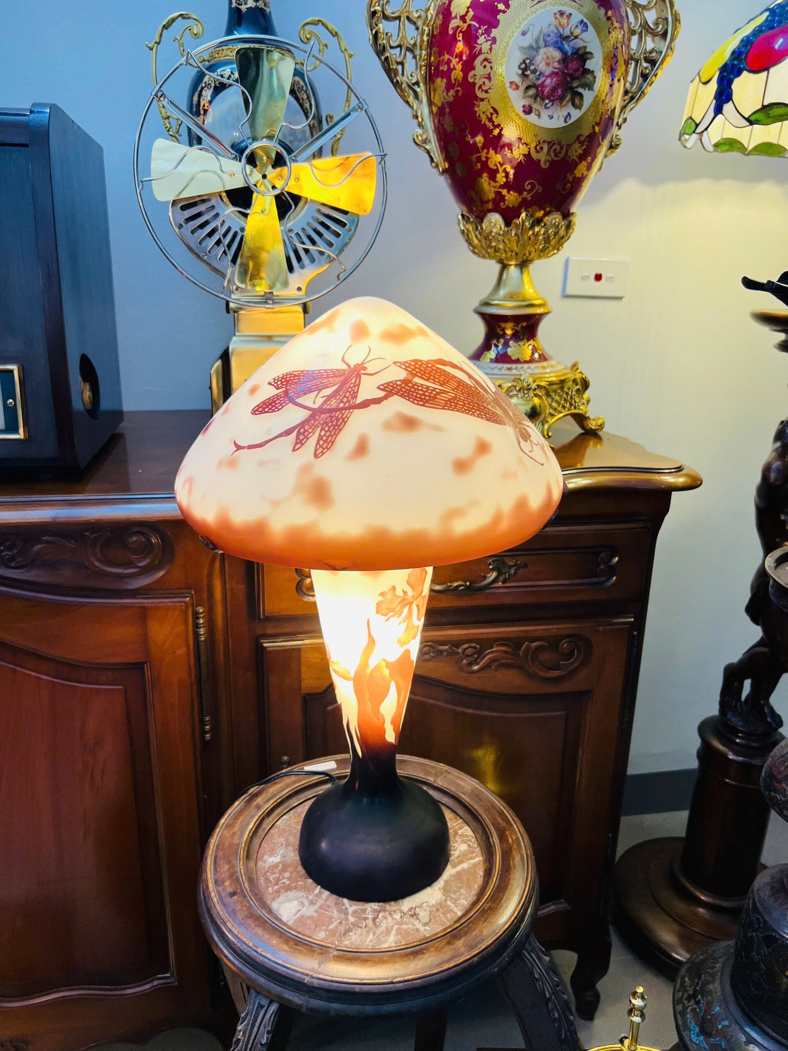 [PH0018] Đèn Tiffany Nấm GALÊ